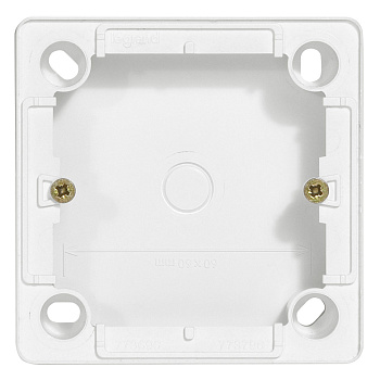 Legrand Cariva Бел Рамка подъёмная 1-ая низкая 26 мм 773696