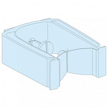 SE Prisma Plus G Комплект креплений для вертик. кабелей(12шт) 04262