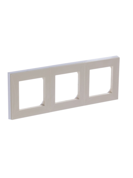 Купить ABB EPJ Levit слоновая кость / белый Рамка 3 поста 2CHH015030A6017