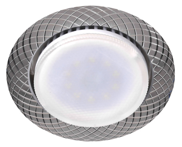 ЭРА KL 76 AL/SL Серебро Светильник под лампу Gx53,220V, 13W Б0032153