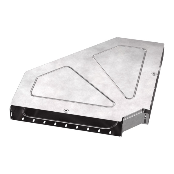 Промрукав Угол горизонтальный 90 градусов с крышкой Стандарт 500х80 PR16.0626