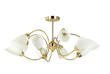 Lumion 4532/10C COMFI LN21 049 золотой, белый Люстра потолочная E14 10*40W 220V DARLENE