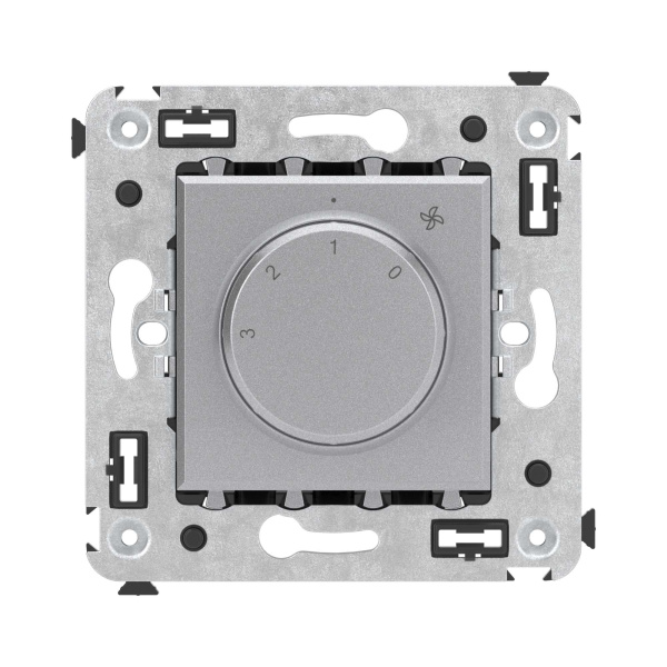 Купить DKC Механизм управления вентиляторами в стену, "Avanti", "Закаленная сталь"