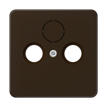 JUNG CD 500/CD plus Коричневая Накладка TV-FM-SAT CD561SATBR