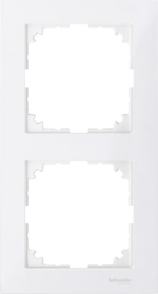 Купить SE Merten SM M-Pure Полярно-Бел Рамка 2-ая MTN4020-3619