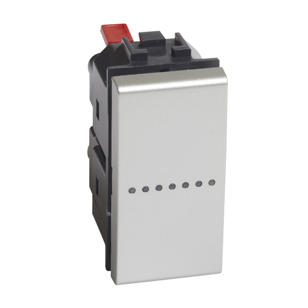 BT LL Алюминий Переключатель аксиальный 1-кл. 10А, 250В, автомат. клеммы, 1 мод. (замена для арт. NT4053A) NT4053AN