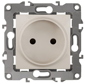 ЭРА 12-2105-02 Розетка 2P, 16A-250В, IP20, 12, Слоновая кость