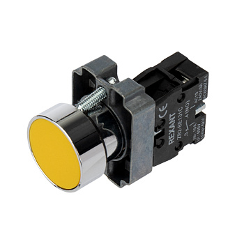 Кнопка XB2 желтая NO Rexant 36-5521