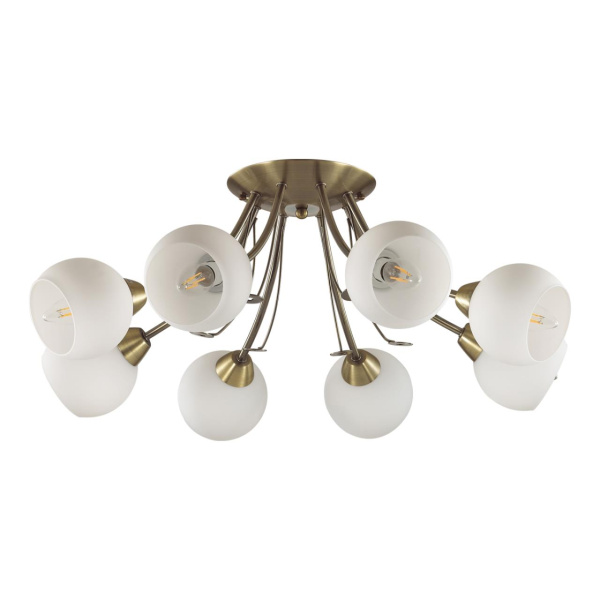 Lumion 5265/8C COMFI LN23 античная латунь Люстра потолочная E14 8*40W 220V TULA