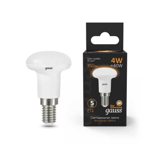 Купить Gauss Лампа R39 4W 350lm 2700K Е14 LED 106001104