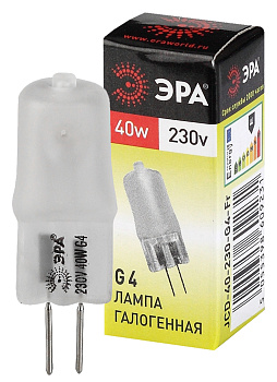 ЭРА G4-JCD-40W-230V-FR (галоген, капсула, 40Вт, нейтр, G4)