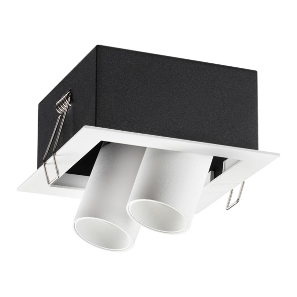 Novotech 358328 NT19 000 белый/черный Встраиваемый светильник IP20 LED 4000К 2*7W 220V IMAN