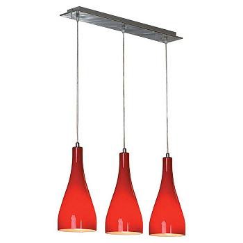 Lussole S.R.L Металл Хром /  Стекло Подвес E27 10W GRLSF-1156-03