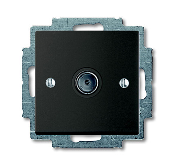 ABB BJB Basic 55 Шато (чёрн) Розетка TV оконечная 2CKA001724A4313