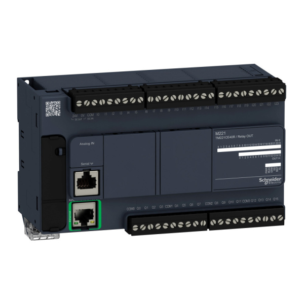 SE M238 Блок базовый компактный M221-40IO реле Ethernet TM221CE40R