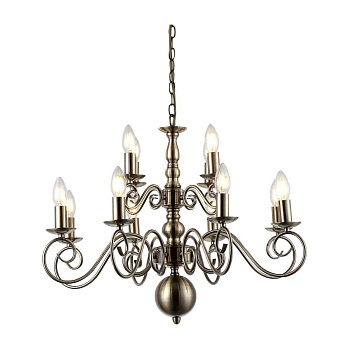 Arte Lamp ISABEL Люстры A1129LM-12AB