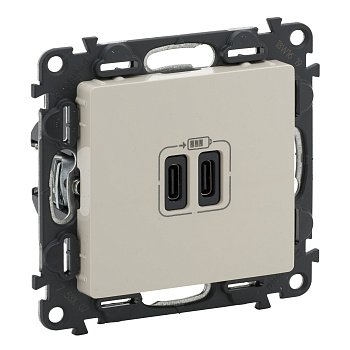Legrand Vln-l Слоновая кость Зарядка USB C-C 753207