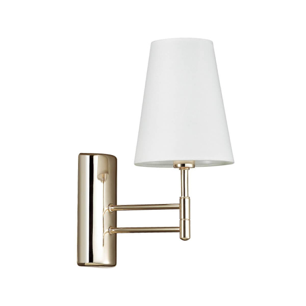 Купить Lumion 4436/1W LN20 043 золотой, белый Бра E14 1*40W 220V DORIS