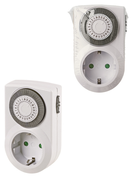 TDM Таймер розеточный ТРМ-Н-01-30мин/24ч-10А (суточный) упак.-термоусад.пленка "Народный" SQ1506-0101