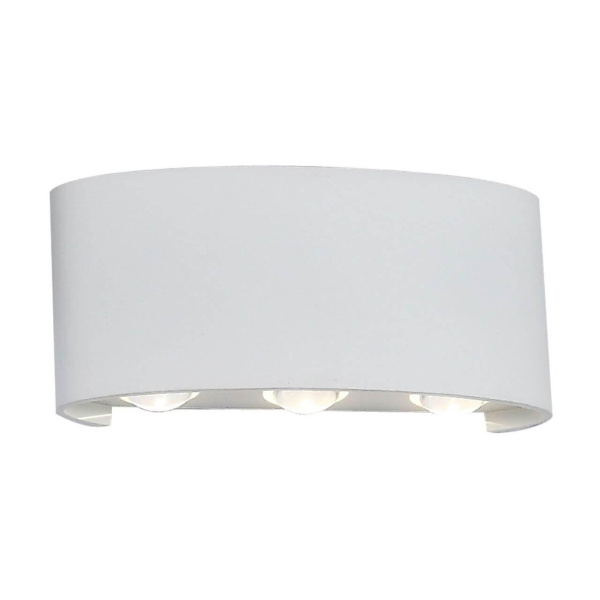 Купить ST LUCE SL089.501.06 Светильник уличный настенный  Белый кварцевый/Белый кварцевый, Прозрачный LED 6*