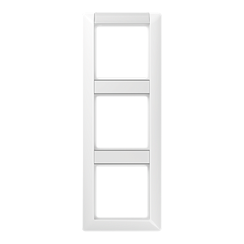 JUNG Рамка 3-кратная с полем для надписи для горизонтальной и вертикальной установки белая AS583NAWW