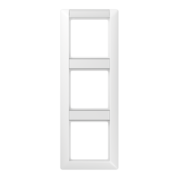 JUNG Рамка 3-кратная с полем для надписи для горизонтальной и вертикальной установки белая AS583NAWW