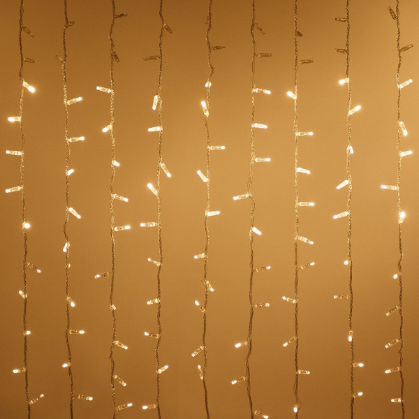 Купить Arlight Светодиодная гирлянда ARD-CURTAIN-CLASSIC-2000x6000-CLEAR-1500LED-WATERFALL Warm (230V, 180W) (Ardecoled, IP65) 024873