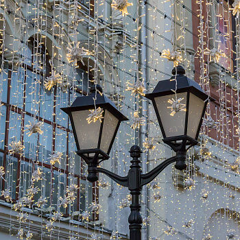 Eurosvet Гирлянда Нить 400-101 теплый белый 10м IP65 a044072