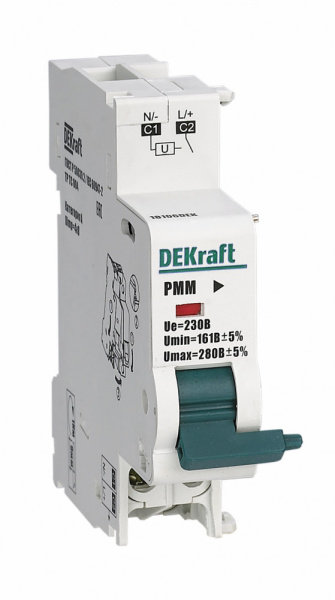 Dekraft Расцепитель макс. минимального напряжения 280В 161В для ВА-101 нов.