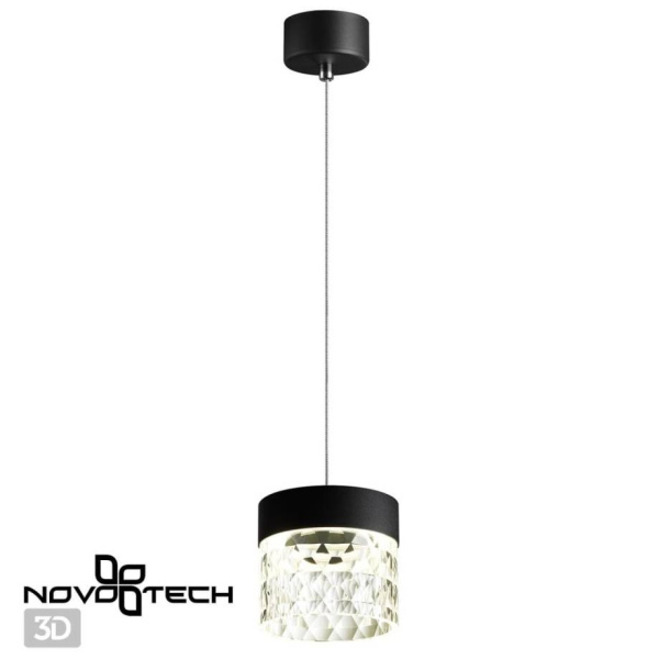 Novotech 359000 OVER NT23 000 черный Светильник накладной светодиодный IP20 LED 4000K 10W 85-265V AURA
