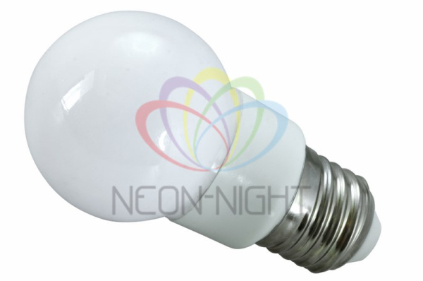 Купить NEON-NIGHT Лампа шар e27 9 LED Ø50мм RGB 405-512