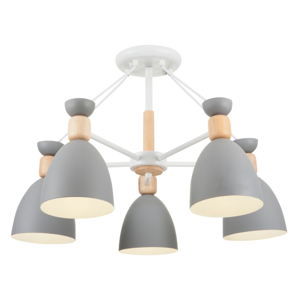 Купить Freya Modern Delia Белый Потолочный светильник E27 60W FR5033CL-05W