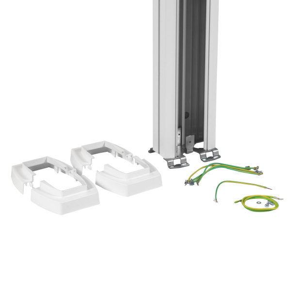 Купить Legrand Универсальная колонна алюминиевая с крышкой из алюминия 1 секция, высота 2,77 метра, с возможностью увеличения высоты до 4,05 метра, цвет белы 653110