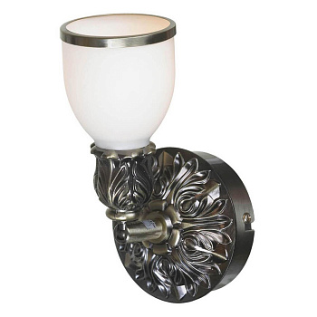 Lussole PROMO 2 Металл Бронзовый /  Стекло Светильник настенно-потолочный E14 GRLSL-7301-01