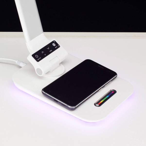 Купить Citilux CL803011 Ньютон Бел-Серебр, RGB+USB+Qi