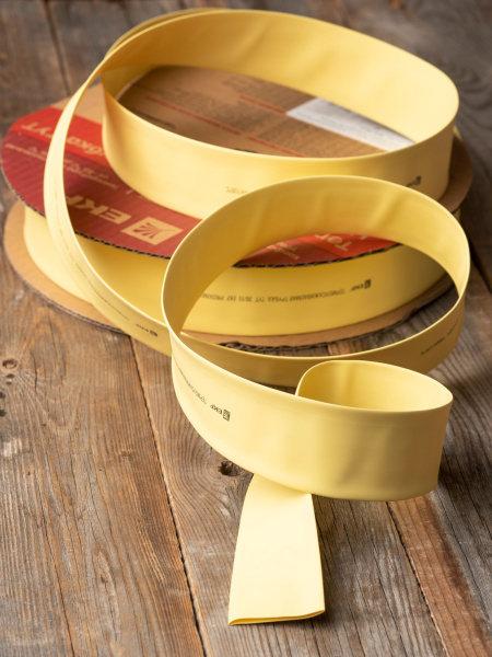 Купить EKF PROxima Термоусаживаемая трубка ТУТ нг 30/15 желтая рулон