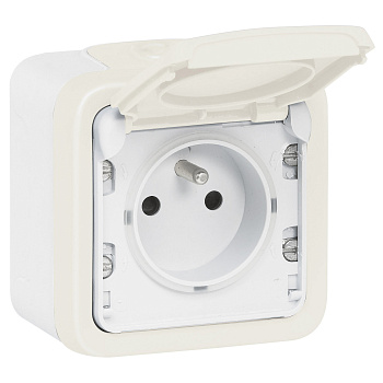 Legrand Plexo Белый Монтажная коробка 1-ая для наружного монтажа IP55 069689