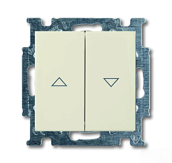 ABB BJB Basic 55 Беж Выключатель жалюзийный кнопочный 2CKA001413A1085