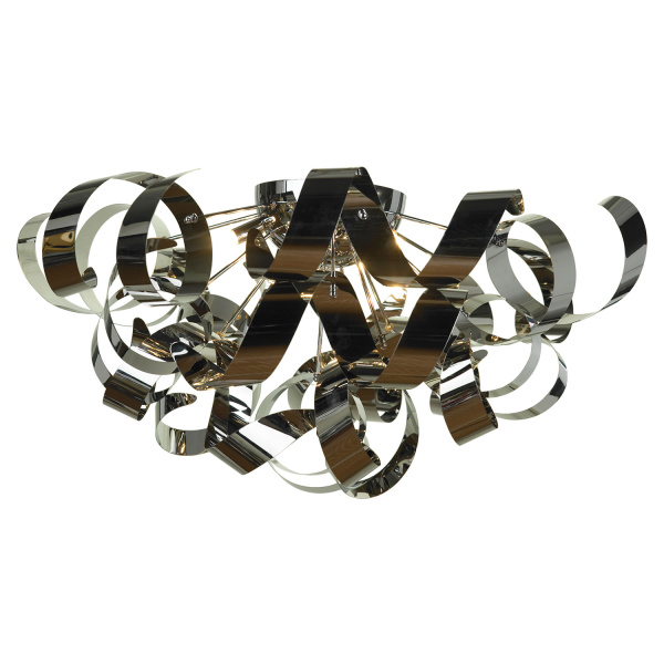 Lussole S.R.L Металл Хром / черный хром Без плафона Люстра G9 40W LSA-5907-09