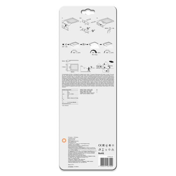 Купить Ledvance Ночник-мобильный помощник DOORLED SOLAR с сенсором на солнечной батарее, Белый Вт Лм, К 4058075267909