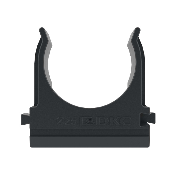 Купить DKC Держатель с защелкой, д.25мм, черный