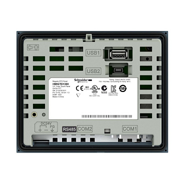 SE Сенсорный ЦВ терминал 3,5 TFT 6 кнопок 1 RJ45 RS232/485 Ethernet TCP/IP 96Mб/512кБ HMIGTO1310