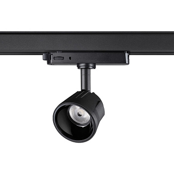 Novotech 358719 PORT NT21 098 черный Трехфазный трековый светодиодный светильник IP20 LED 4000K 10W 100-265V KNOF