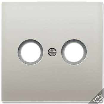 JUNG LS 990 Алюминий Накладка TV-FM розетки AL2990TV