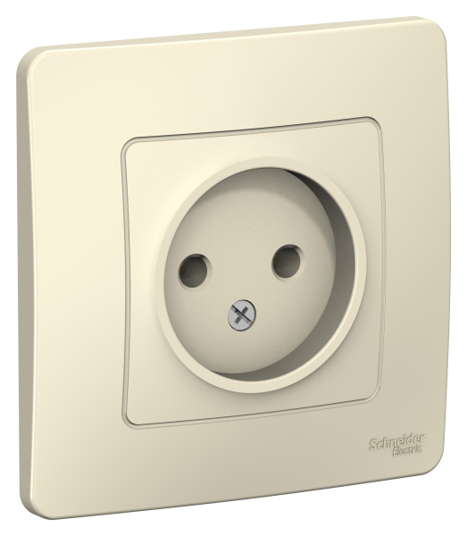 Купить Systeme Electric Blanca внутр Молочная Розетка б/з без шторок 16А, 250В