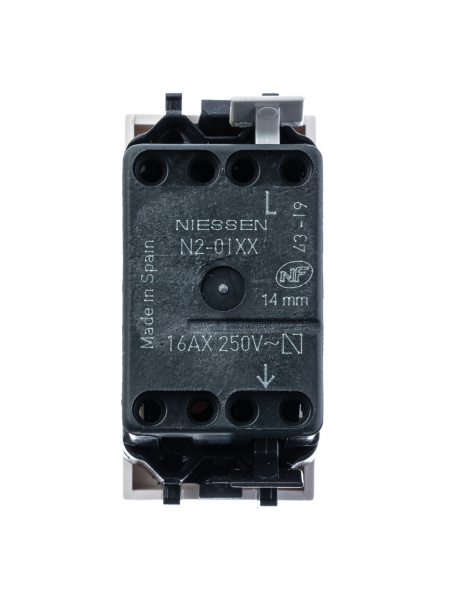 Купить ABB NIE Zenit Бел Выключатель 1-клавишный 1 мод 2CLA210100N1101