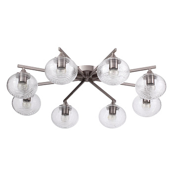 Lumion 4457/8C LN20 159 никель Люстра потолочная E27 8*60W 220V COOPER