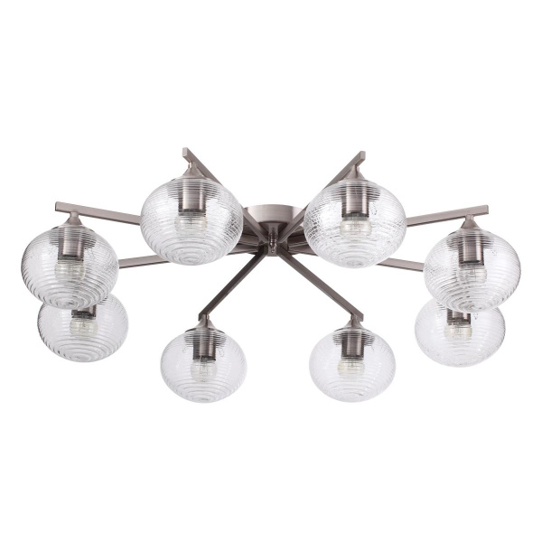 Lumion 4457/8C LN20 159 никель Люстра потолочная E27 8*60W 220V COOPER