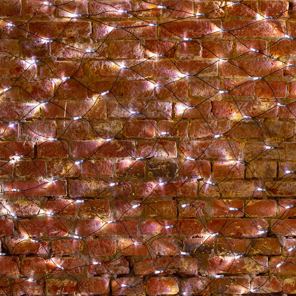 NEON-NIGHT Гирлянда "Сеть" 2,5х2,5м, черный ПВХ, 432 LED Белые 215-031