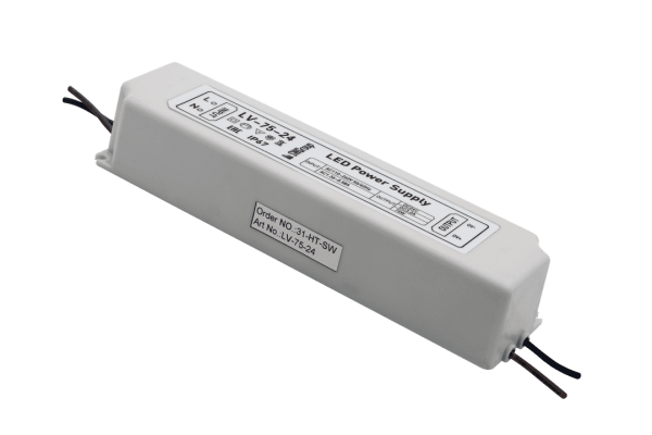 SWG Блок Питания для ленты IP 67 пластик 75 W, 24V LV-75-24